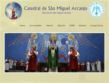 Tablet Screenshot of catedralsaomiguel.org.br